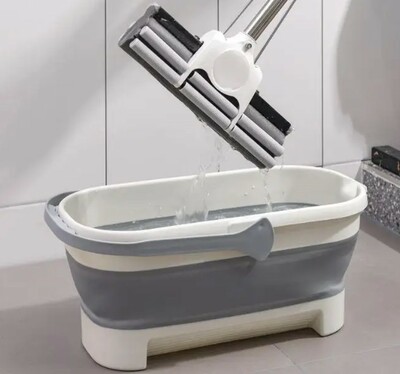 #Handheld Folding Mop Bucket - 8148